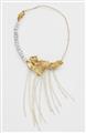 A 14k gold and pearl necklace - image-2