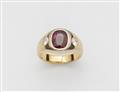 A 14k gold and ruby ring - image-1