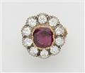 An 18k gold and ruby ring - image-1