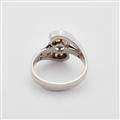 An 18k white gold diamond solitaire ring - image-3