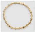 An 18k gold and diamond chain necklace - image-1