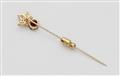An 18k gold and ruby pin - image-2