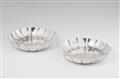 A pair of William & Mary London silver strawberry dishes - image-1