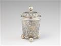An Ohlau parcel gilt silver beaker and cover - image-1