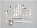 An extensive silver cutlery set by Bulgari - image-1
