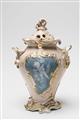 A rare Meissen porcelain potpourri vase with pâte-sur-pâte decor - image-1