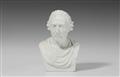 A rare, early Berlin KPM biscuit porcelain bust of King Frederick II - image-3