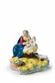 An important and probably unique Vienna porcelain nativity scene - image-3