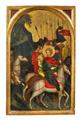 Maestro di Campo Giove (Nicolo Olivieri della Pietranziera?) - Vier Tafeln mit Szenen aus der Legende des Heiligen Eustachius - image-1