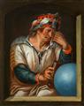 Joachim Wtewael, circle of - Heraclitus - The Weeping Philosopher Democritus - The Laughing Philiosopher - image-2
