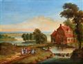 Jan Frans van Bredael - Flusslandschaft mit Anglern - image-2