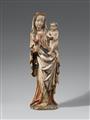 Probably Salzburg circa 1410/20 - A carved wood figure of the Virgin and Child, probably Salzburg, circa 1410/20 - image-1