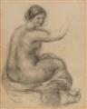 Pierre-Auguste Renoir - Gabrielle, nu assis de profil - image-1