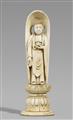 An ivory okimono of a Buddha. Late 19th century - image-2
