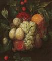 Joris van Son, circle of - Two Still Lifes with Fruit Garlands - image-2