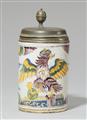 A Berlin faience tankard with the Prussian eagle - image-1