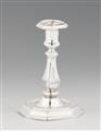 A Berlin silver candlestick from the dinner service of Frederick the Great - image-1