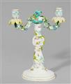 A Meissen two-flame candelabra from the Vestunen service for Friedrich II - image-3