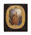 A Berlin KGM porcelain plaque with a portrait of an officer from the "Leib Husar" regiment - image-2