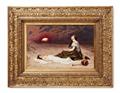 A Berlin KPM porcelain plaque with Hagar and Ishmael in the Desert - image-2