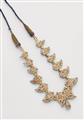 An Indian 22k gold enamel and diamond necklace - image-2