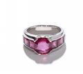 A platinum and ruby ring - image-6