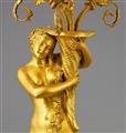 A pair of Neoclassical ormolu girandoles with nymphs and maenads - image-4