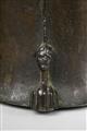 A magnificent one-handled mortar with male heads - image-2