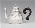 An Augsburg silver teapot - image-1