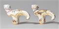 Two porcelain walking cane handles with merchant navy and courtship scenes - image-2