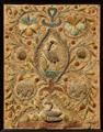 A Flemish inlaid cabinet with embroidered decor - image-3