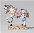A Delftware faience model of striding horse - image-2