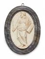 A pair of marble plaques with allegorical figures - image-2