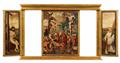 Niederländischer Meister 16. Jahrhundert - Flügelaltar mit der Kreuzigung Christi - image-4