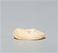 A marine ivory mask netsuke. Last third 19th century - image-4