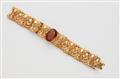 An Art Nouveau 18k gold citrine bracelet - image-1