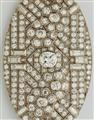 An Art Deco diamond pendant brooch - image-3