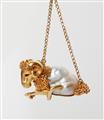 An 18k gold Renaissance style pearl pendant - image-2