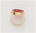 A 14k gold Neoclassical intaglio ring - image-2