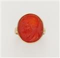A 14k gold Neoclassical intaglio ring - image-1