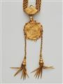 A 14k gold ducat necklace - image-2