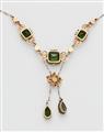 A 14k gold Revivalist tourmaline necklace - image-2