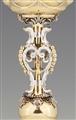 A very large Augsburg silver gilt colombine cup - image-2