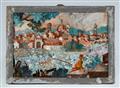Bedeutende frühe Commessoplatte mit der Ansicht von Florenz - image-1