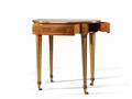 An oval work table by David Roentgen - image-5