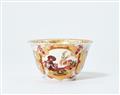 An early Meissen porcelain tea bowl with Hoeroldt Chinoiseries - image-1