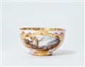 A rare Meissen porcelain tea bowl with a nocturnal scene - image-2