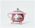 A Meissen porcelain cream pot and cover with merchant navy scenes - image-2