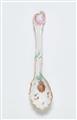A Meissen porcelain spoon with the coat of arms of Anna Maria Luisa de Medici - image-1