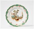 A St. Petersburg porcelain dinner plate from the hunting service for Catherine II - image-1